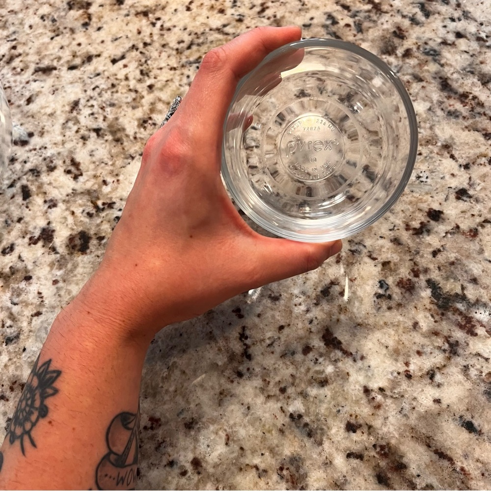 Pyrex Transparent Glassware one cup measuring
